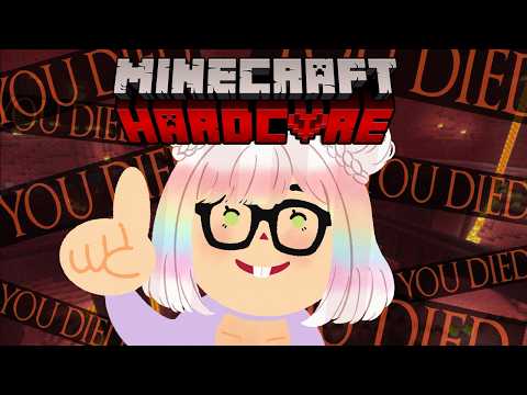 【MINECRAFT HC】ACTUALLY, SQUID GIRLS NEVER DIE 🤓☝️hardcore REVENGE 🖤【EN/日本語 】