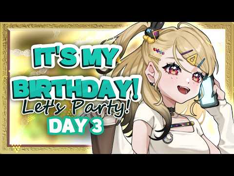 【2026 BIRTHDAY PARTY Day 3/3】Reading chat's submissions! We are chilling and vibing~!