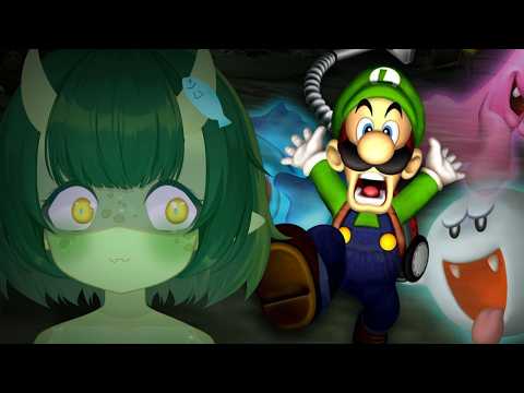 I GOT TRAPPED IN A HAUNTED MANSION?!【Luigi's Mansion】