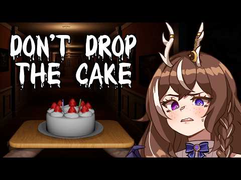 Can I Survive This Game Full Of Jumpscares?【DON'T DROP THE CAKE】