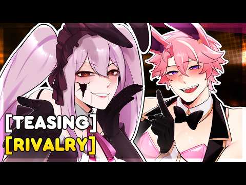 These Hosts Won't Stop Making You Blush | ASMR RP | [MM4A] [Teasing] [Rivalry] ft. ⁨@PorcelainMaid⁩