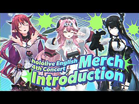 【#holoSerendipity】hololive English...Home Shopping!? Special 4th Concert Merch Introduction Video!