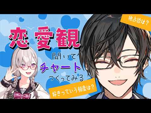 【雑談】四季凪の恋愛観を深掘りしてチャート作ってみる!【四季凪アキラ&健屋花那/にじさんじ】
