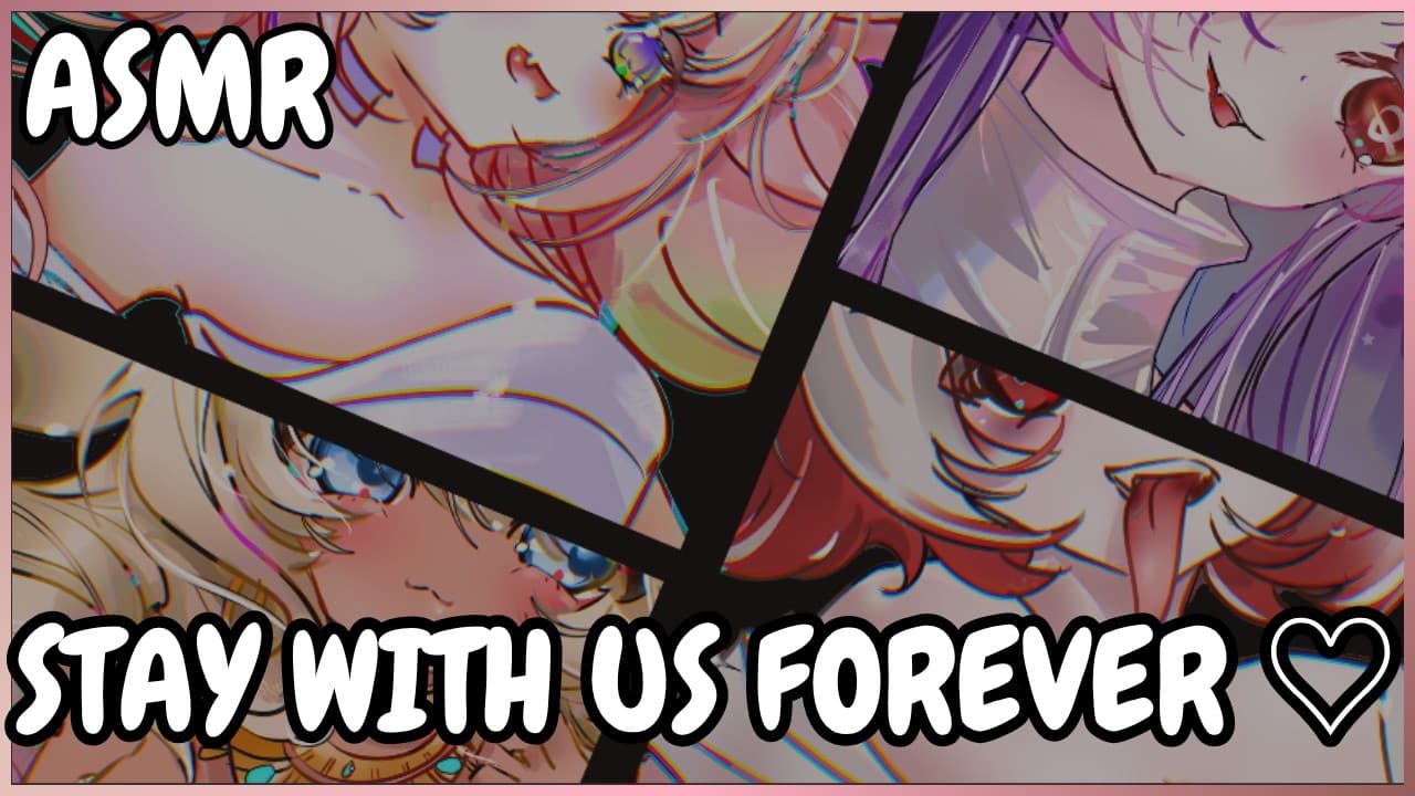 【ASMR】Stay With Us Forever in the Tomb Please? ⚰️ Binaural ⚰️ Thigh Cupping ⚰️ Wrapping Your Eyes ⚰️
