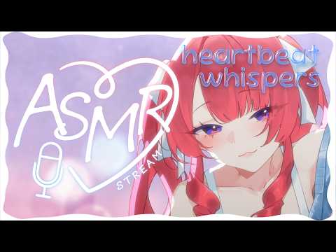 【Binaural ASMR】Deg-degan...///♡ | Whispering & Heartbeat