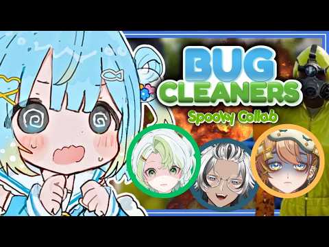 【SPOOKY COLLAB】Getting a JOB tackling yucky BUGS 🪳🐛🔥