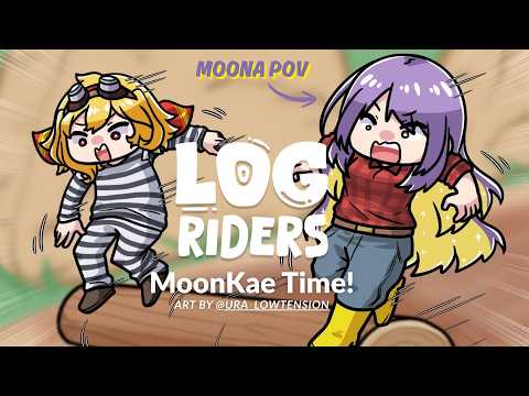 【Log Riders】Rolling rolling!【hololive | moona】