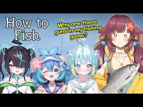 Teaching you HOW TO FISH with @V4Terra404 @PennyPuffball @lazufish