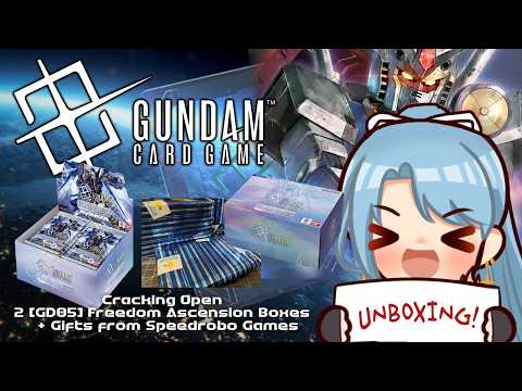 [Gundam Card Game]  GD05 Freedom Ascension Pack Opening  (Yuki & Yuna | Twin Vtubers)