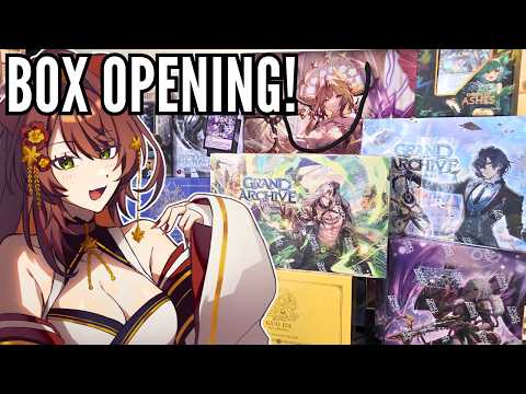 First Time Opening Grand Archive Booster Boxes!