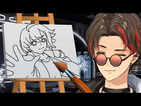 I took an art commission?!?!【Art Commission Stream!!】