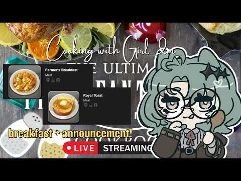 [FF14 Handcam Cooking] Farmer's Breakfast and Royal Toast - FF14 Cookbook vol 1&2 + Announcement!